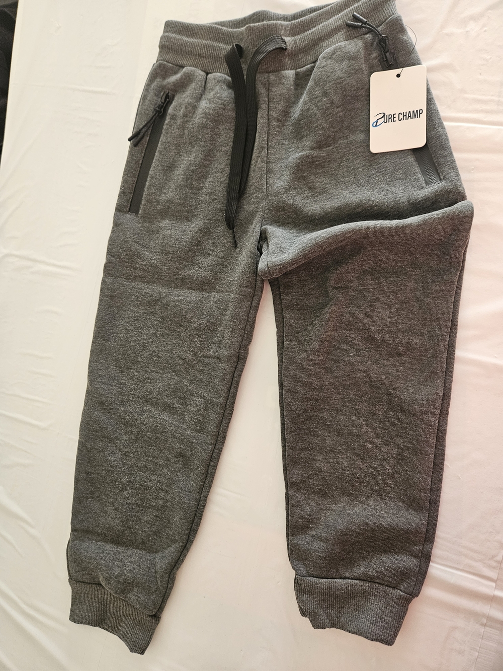 Kids' Heather Gray Jogger Sweatpants